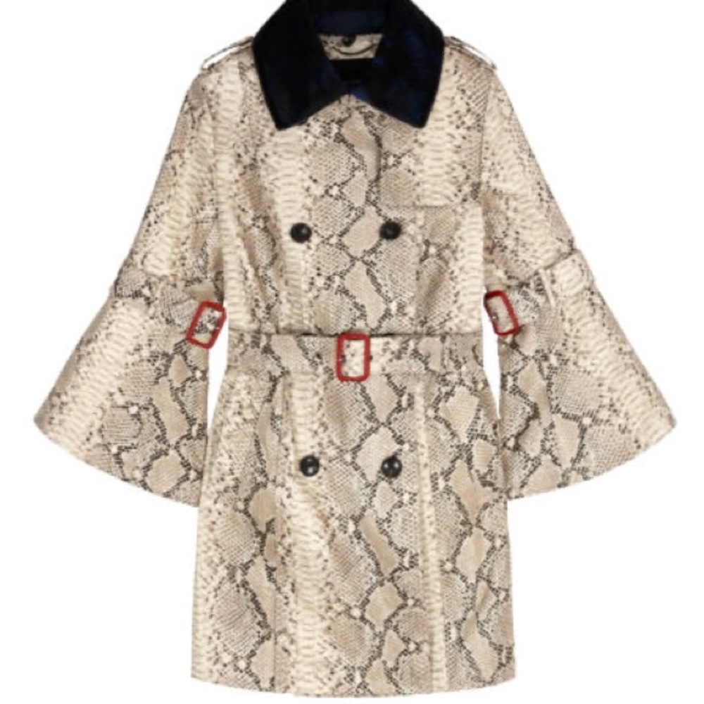 Banana republic X Olivia Palermo leather coat